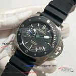 Perfect Replica Panerai Luminor Submersible Black Bezel Watch PAM01389